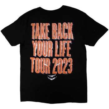 Merch Disturbed: Disturbed Unisex T-shirt: European Tour '23 Take Back (back Print & Ex-tour) (small) S