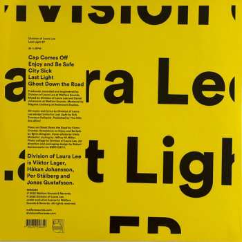 LP Division Of Laura Lee: Last Light EP CLR 560139