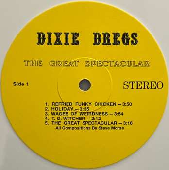 LP Dixie Dregs: The Great Spectacular CLR | LTD 578185