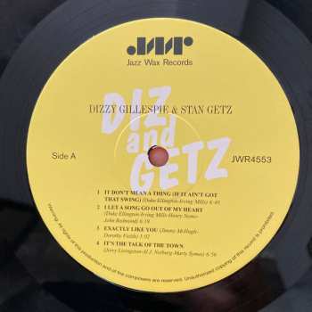 LP Dizzy Gillespie: Diz And Getz LTD 543894