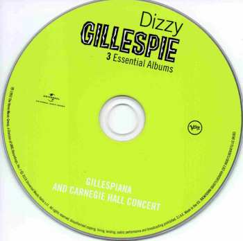 3CD Dizzy Gillespie: 3 Essential Albums 187193