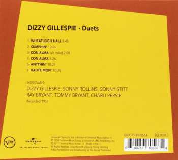 CD Dizzy Gillespie: Duets 613129