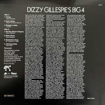 LP Dizzy Gillespie's Big 4: Dizzy Gillespie's Big 4 LTD | NUM 620261