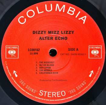 LP Dizzy Mizz Lizzy: Alter Echo CLR 612644