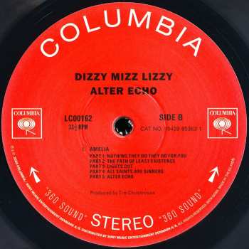 LP Dizzy Mizz Lizzy: Alter Echo CLR 612644