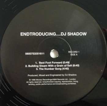 2LP DJ Shadow: Endtroducing... 79880