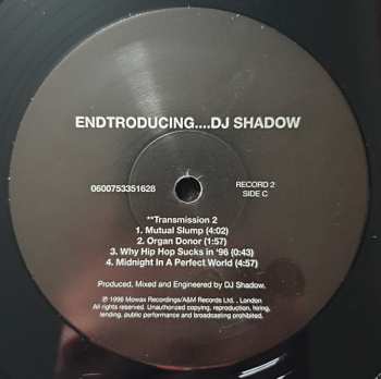 2LP DJ Shadow: Endtroducing... 79880