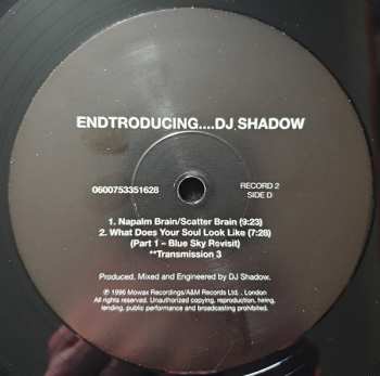 2LP DJ Shadow: Endtroducing... 79880