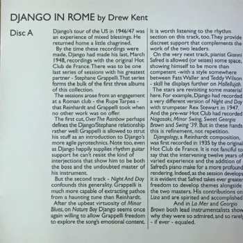 4CD Django Reinhardt: Django In Rome 1949 / 1950 326104