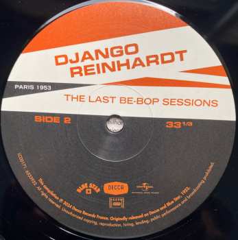 LP Django Reinhardt: The Last Be-Bop Sessions 647193