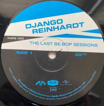 LP Django Reinhardt: The Last Be-Bop Sessions 647193