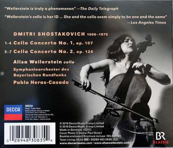 CD Dmitri Shostakovich: Cello Concertos Nos. 1 & 2 45835