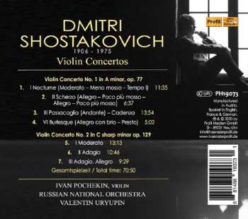 CD Dmitri Shostakovich: Violin Concertos 1 & 2 646497