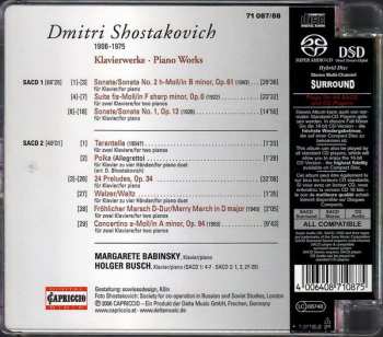 2SACD Dmitri Shostakovich: Klavierwerke - Piano Works 555959