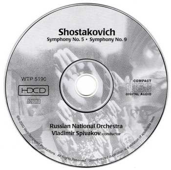 CD Dmitri Shostakovich: Shostakovich: Symphony No. 5 / Symphony No. 9 555986