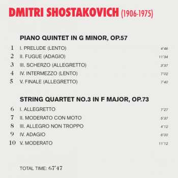 CD Dmitri Shostakovich: String Quartet No. 3 / Piano Quintet 146705