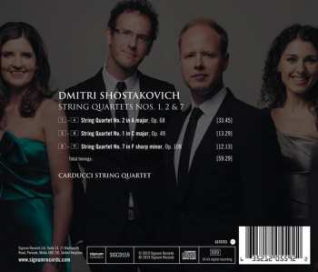 CD Dmitri Shostakovich: String Quartets No. 1, 2 & 7 286923