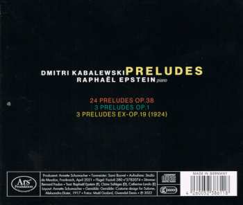 CD Dmitry Kabalevsky: Preludes 575943