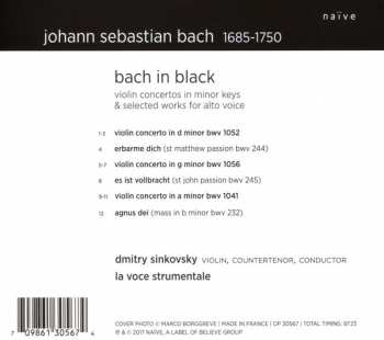 CD Dmitry Sinkovsky: Bach In Black 150788