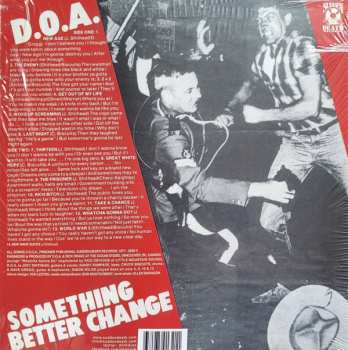 LP D.O.A.: Something Better Change CLR 576876