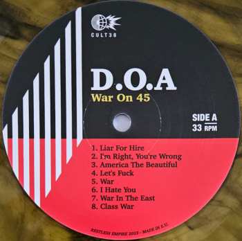 LP D.O.A.: War On 45 CLR | LTD 641522