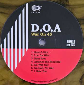 LP D.O.A.: War On 45 CLR | LTD 641522