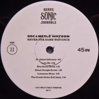 2LP Doc & Merle Watson: Never The Same Way Once • Live At The Boarding House • Thursday, May 2, 1974 604058