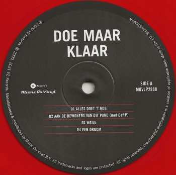 2LP Doe Maar: Klaar LTD | NUM | CLR 142318