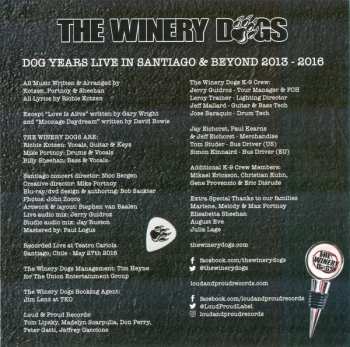 3CD/DVD/Blu-ray The Winery Dogs: Dog Years - Live in Santiago & Beyond 2013-2016 10067