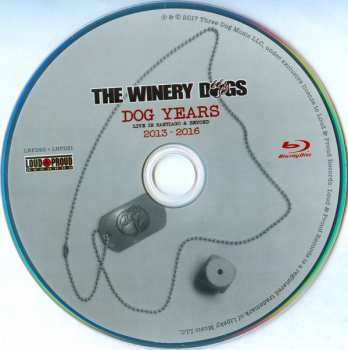 3CD/DVD/Blu-ray The Winery Dogs: Dog Years - Live in Santiago & Beyond 2013-2016 10067