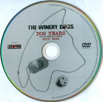 3CD/DVD/Blu-ray The Winery Dogs: Dog Years - Live in Santiago & Beyond 2013-2016 10067