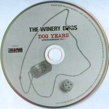 3CD/DVD/Blu-ray The Winery Dogs: Dog Years - Live in Santiago & Beyond 2013-2016 10067