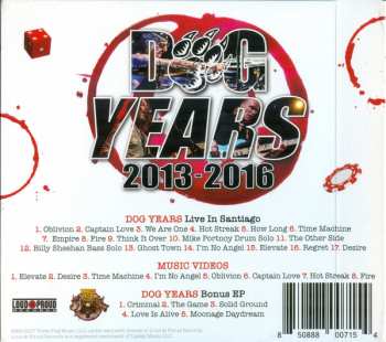 3CD/DVD/Blu-ray The Winery Dogs: Dog Years - Live in Santiago & Beyond 2013-2016 10067