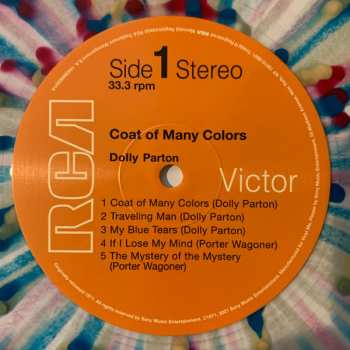 LP Dolly Parton: Coat Of Many Colors CLR 652857