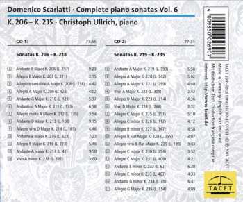 2CD Domenico Scarlatti: Complete Piano Sonatas Vol. 6 K. 206 – K. 235 572193