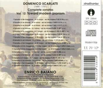 CD Domenico Scarlatti: Complete Sonatas Vol. 12: Toward Modern Pianism 316622