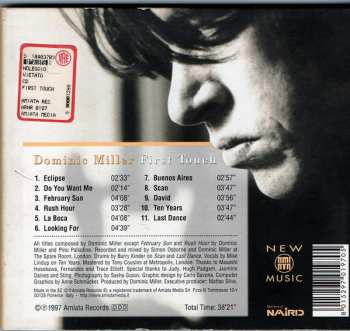 CD Dominic Miller: First Touch 623497