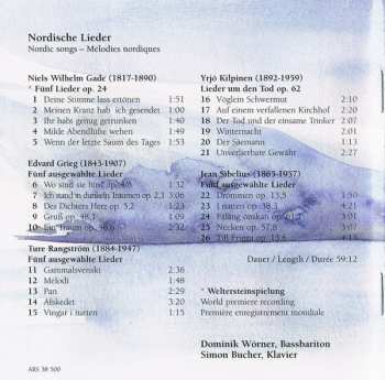 CD Dominik Wörner: Nordische Lieder (Nordic Songs · Mélodies Nordiques) 469712