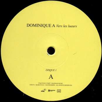 2LP Dominique A.: Vers Les Lueurs 644285