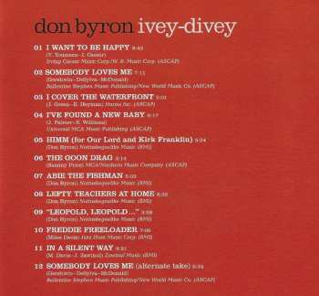 CD Don Byron: Ivey-Divey 565521