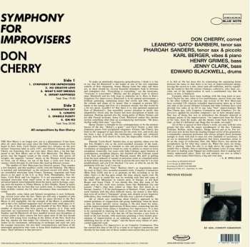 LP Don Cherry: Symphony For Improvisers 655693