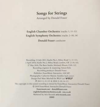 CD Don Fraser: Songs For Strings 341106