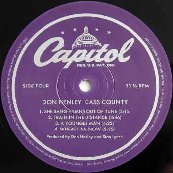 2LP Don Henley: Cass County 6516