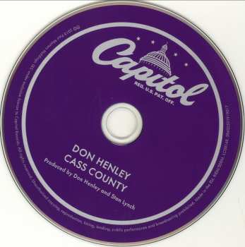 CD Don Henley: Cass County 6514