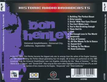 CD Don Henley: Universal Amphiteater, Universal City, California, September 1985 599422