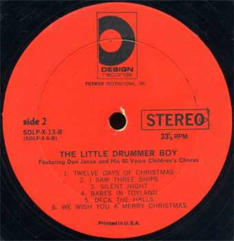 LP Don Janse And His 60 Voice Children's Chorus: The Little Drummer Boy 616052