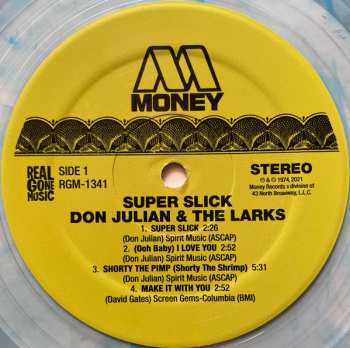 LP Don Julian & The Larks: Super Slick CLR 573226