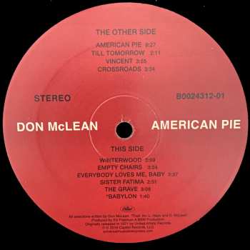 LP Don McLean: American Pie 639230