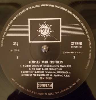 LP/SP Don Shinn: Temples With Prophets LTD | NUM 133371