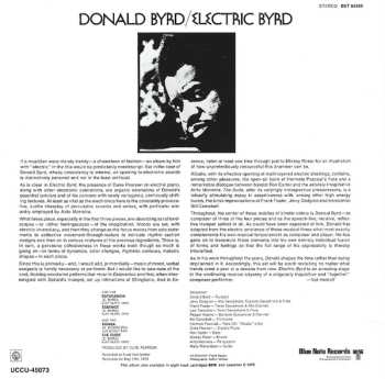 CD Donald Byrd: Electric Byrd LTD 618490